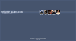 Desktop Screenshot of catholic-pages.com