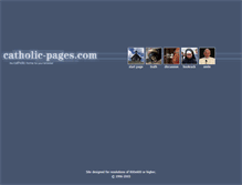 Tablet Screenshot of catholic-pages.com
